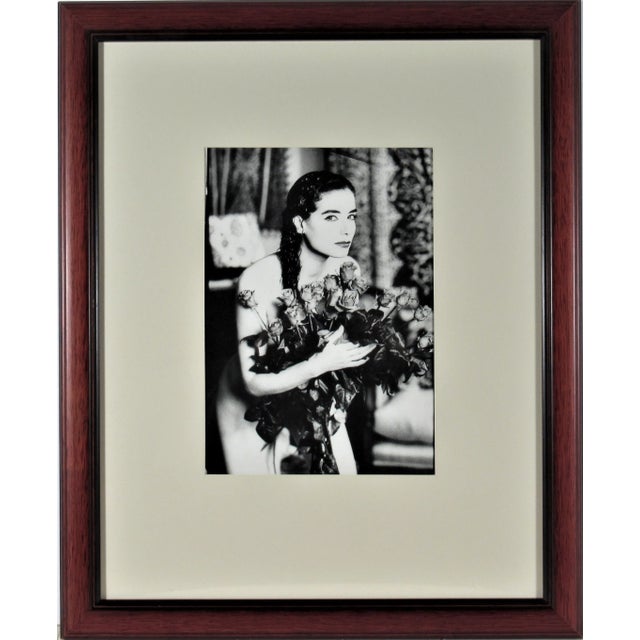 Michael Andreas Russ, Untitled, Woman with Flowers, Circa 1980 For Sale In San Francisco - Image 6 of 6