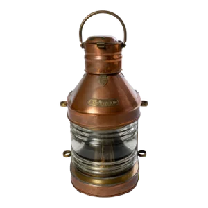 Vintage Copper Masthead Ship's Lantern