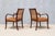 Armchairs in Mahogany, Cane, and Leather from Frits Henningsen, Denmark, 1931, Set of 2 For Sale - Image 4 of 16