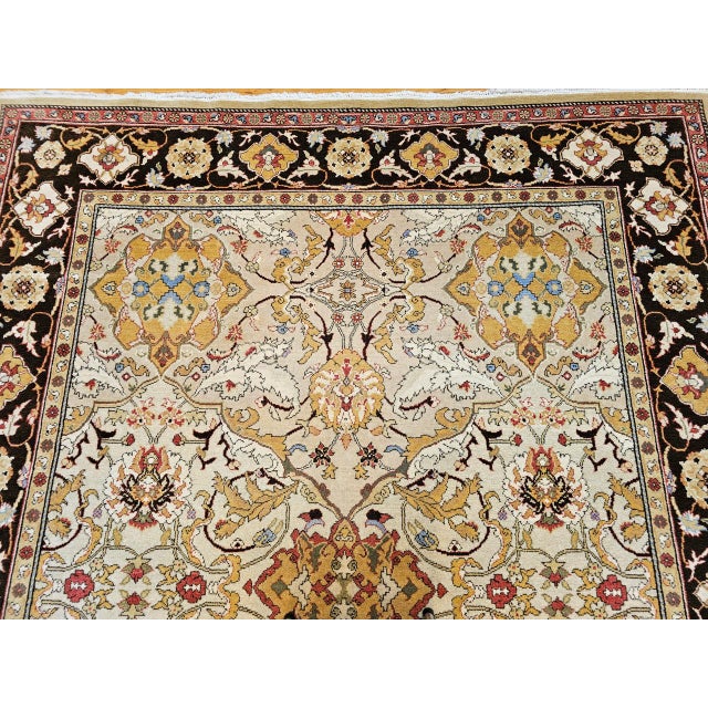 Vintage Turkish Oushak Handwoven Rug, Wool, Allover Geometric Design, 8' x 10' For Sale - Image 9 of 16