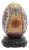 Hand Painted Japanese Ceramic Egg W/ Stand For Sale