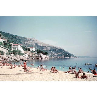 1960s Vintage Europe Beach Croatia Photograph Print For Sale