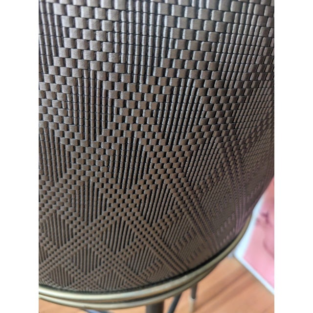Set of 4 Superior Seating Hospitality Teal Kravet Vinyl Barstools For Sale In New York - Image 6 of 8