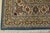 Tabriz Mahi Rug 8' X 10'3'' Blue Wool Traditional Hand-Knotted Oriental Carpet For Sale - Image 12 of 15