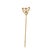 Elevate your accessory collection with this exquisite antique stickpin, crafted from luxurious 14k yellow gold. Featuring...