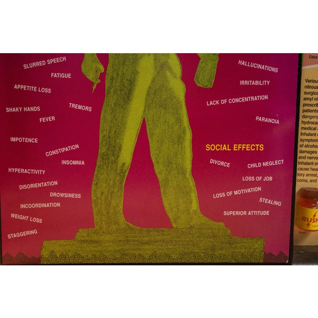 Vintage "Substance Abuse Identification" Classroom Teaching Aid by Health Edco For Sale In Chicago - Image 6 of 15