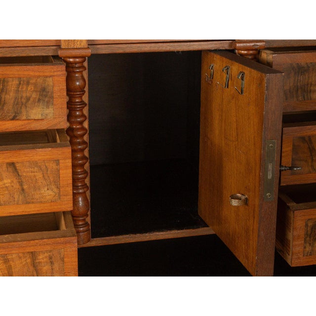 Vintage Secretaire in Wood For Sale - Image 11 of 14