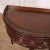 Wood Dutch Oak Demi-Lune Console Table For Sale - Image 7 of 8
