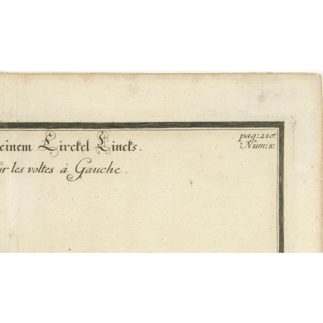 William Cavendish, Dressage Horse Training, Newcastle Riding School, 1700s, Engraving For Sale - Image 10 of 12