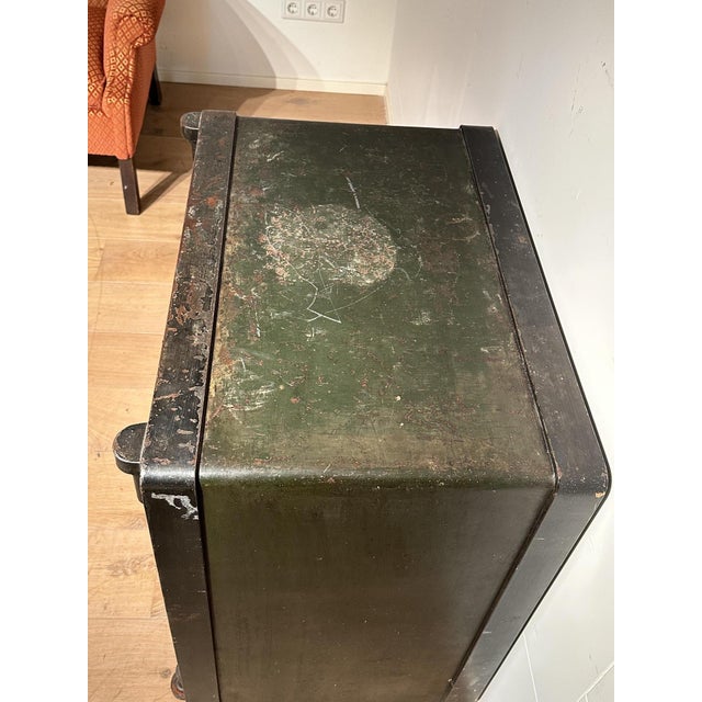 Antique English Iron Safe, 1890s For Sale - Image 6 of 18
