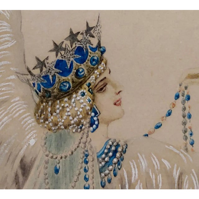 19th Century Sergei Sergeevich Solomko -The White Bird Princess -Russian Painting For Sale - Image 5 of 9