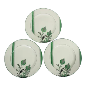 1912 J&G Meakin England Queen Mab Art Deco Side Plates - Set of 3