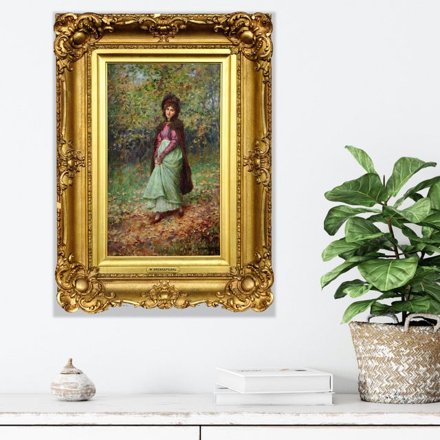 William Breakspeare, A Rendezvous in the Park in Autumn, Oil Painting For Sale - Image 11 of 18