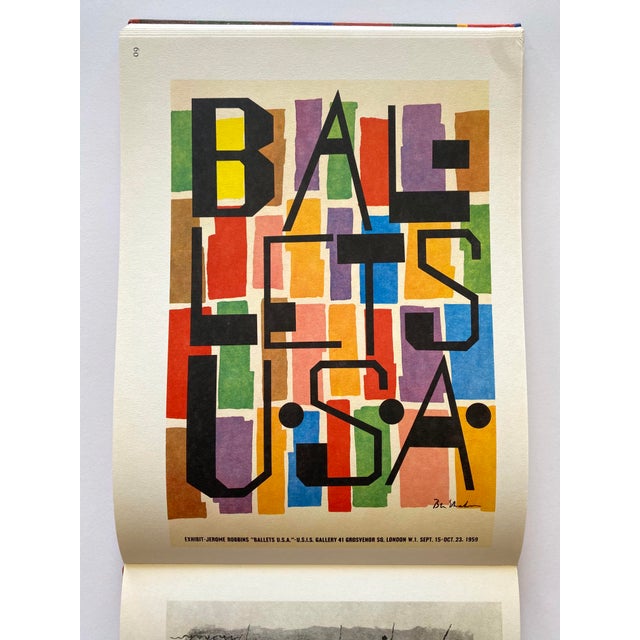 Ben Shahn " Love and Joy About Letters " Vintage 1963 First Edition Lithograph Print Mid Century Modern Large Hardcover Slipcase Artist's Book For Sale - Image 9 of 12