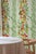 Tomato Vine Stripe Grasscloth Wallpaper by House Party | Garden Green | 6 Yards For Sale - Image 12 of 12