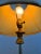 Vintage Empire Style Brass Fluted Crystal Column Table Lamp 1970's , a Pair For Sale - Image 11 of 11