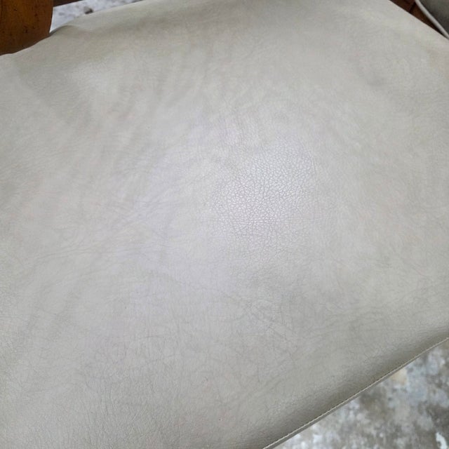 Set of 6 Baker Furniture Dining Chairs, Modern Neoclassical Regency Style, Geometric Circle Back, Upholstered Seats For Sale - Image 9 of 12