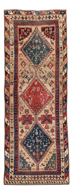 Antique Anatolian Runner, 1890s