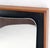 Brown Large Oiled Walnut Frame Mid-Century Modern Wall Mirror Mint For Sale - Image 8 of 13