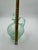 Aqua Glass Carafe with Crackle Glass Look For Sale - Image 8 of 16