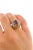 1960s 4.65 Carat Spessartine Garnet Diamond Lattice Wide Band 18k Two Tone Gold Ring, Size 4.5 For Sale - Image 11 of 11