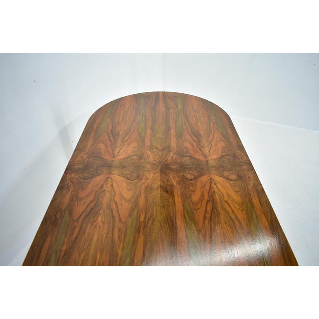 Wood Beech Dining Table, Czechoslovakia, 1960s For Sale - Image 7 of 18