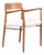 Mid-Century Modern Danish Model 56 Armchair by Niels O. Møller for J.L. Møllers, 1950s For Sale