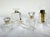 Vintage 1940s–1960s French Art Deco Glass Perfume Bottles Chanel Style Carven Set of 4 Flacons For Sale - Image 13 of 15