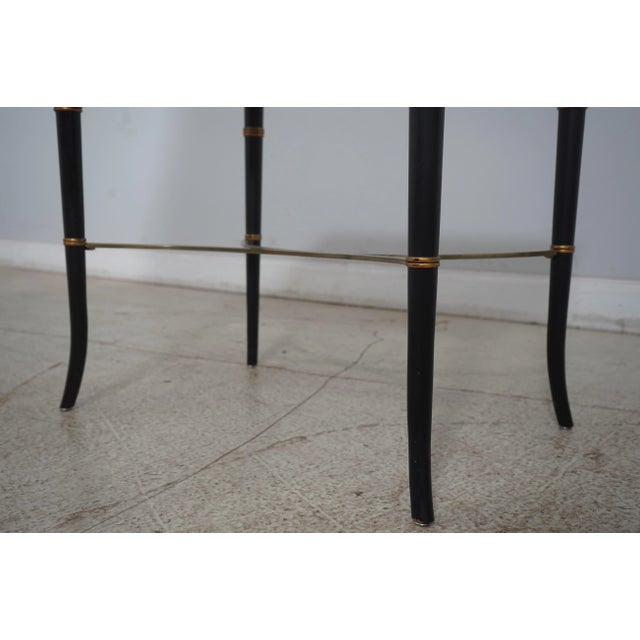 Brown John Widdicomb Mario Buatta Regency Occasional Table For Sale - Image 8 of 12