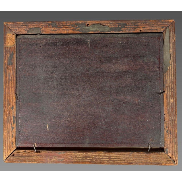 French School, 19th century. Still life with game, oil painting on panel. Dimensions: 18 x 24 cm. 24 x 28 cm with frame....