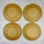 French Vallauris French Treacle Glaze Terra Cotta Rustic Pottery Plates, S/4 For Sale - Image 3 of 9