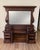 Heywood-Wakefield Vintage Heywood-Wakefield Dark Wood Dresser With Architectural Mirror For Sale - Image 4 of 13