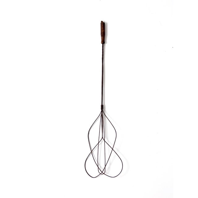 Brown Antique Wire Rug Beater For Sale - Image 8 of 8