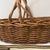 Brown XXL Vintage Antique Gathering Basket For Sale - Image 8 of 9