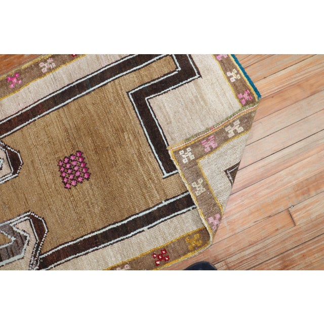 Vintage Tribal Turkish Prayer Rug - 2'8" x 3'11" For Sale In New York - Image 6 of 9
