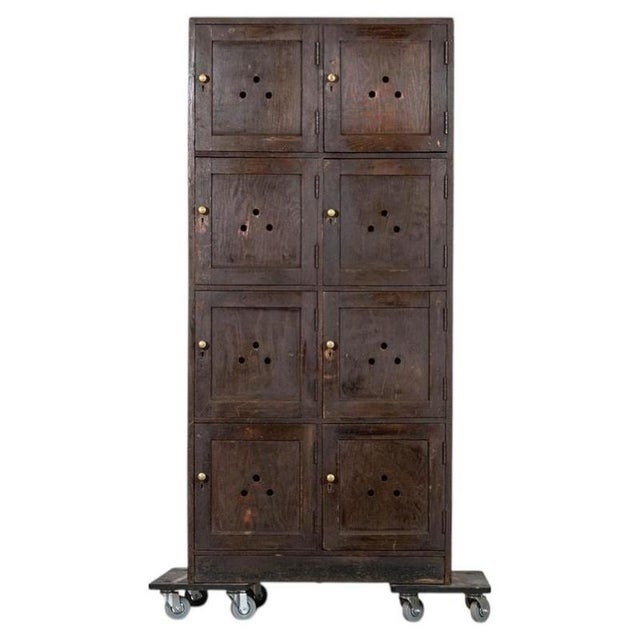 English Pine Locker Cabinet, 1900 For Sale - Image 17 of 17