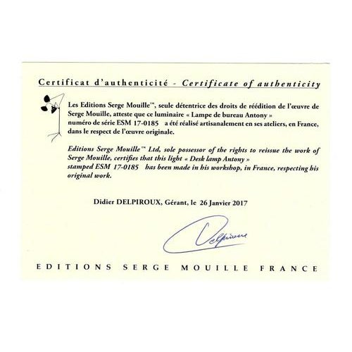 Mid-Century Modern White Eye Wall Lamp from Serge Mouille For Sale - Image 6 of 8