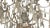 Mid 20th Century Large Vintage Italian Rock Crystal and Silver Leaf Chandelier, 20th Century. For Sale - Image 5 of 5