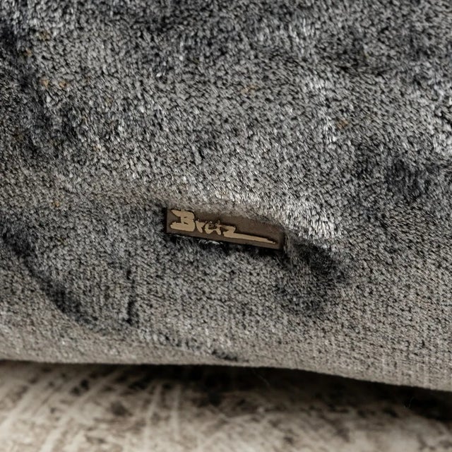 Fabric Corner Sofa in Grey - Silver from Bretz Matilda For Sale - Image 4 of 8