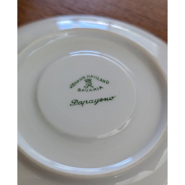 1980s Modern Vintage Johann Haviland Bavaria Papageno Tea Set for 6 For Sale - Image 5 of 11