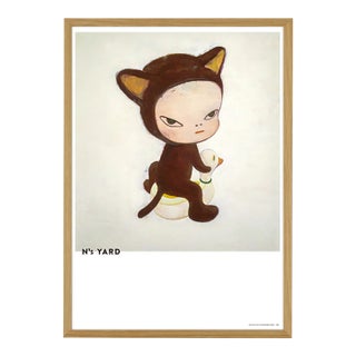 Yoshitomo Nara, Harmless Kitty, 2021 - Oak Frame For Sale