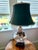 Hollywood Regency Elaborate Porcelain Lamp From Italy For Sale - Image 3 of 5