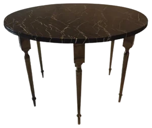 Small Mid-Century Marble Coffee Table