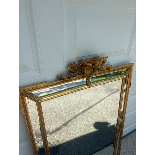 Wood Carver’s Guild Regina Gold Hand Carved Mirror For Sale - Image 7 of 16
