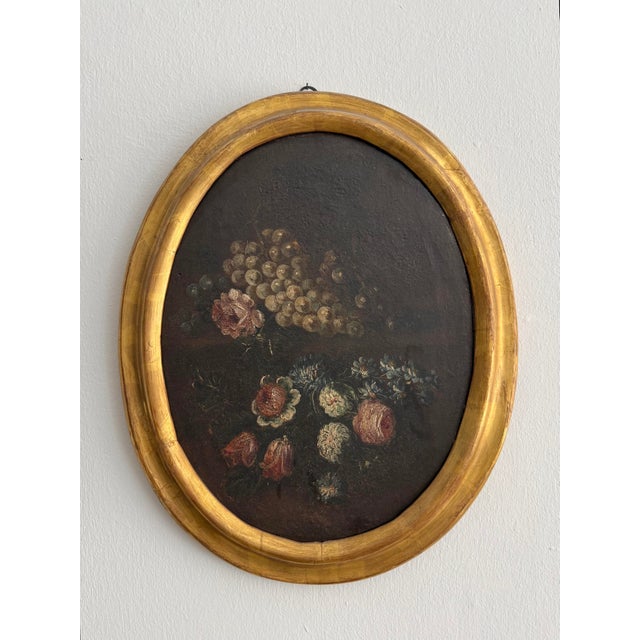 Still Life Composition, 18th Century, Oil Painting on Canvas For Sale - Image 7 of 7