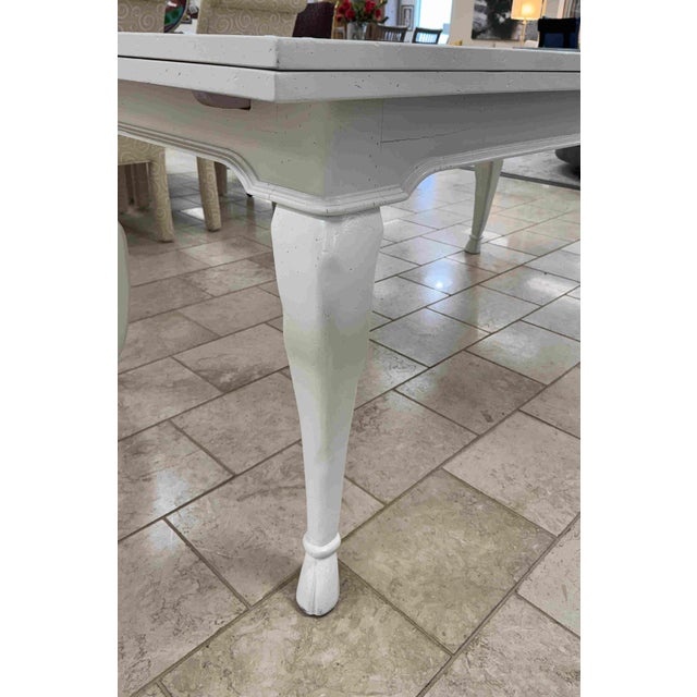 Vintage Painted French Country Extension Dining Table For Sale - Image 11 of 16