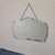 Art Deco Art Deco Beveled Wall Mirror Chain Hung Foxed Glass Silver Crest 22 Inch For Sale - Image 3 of 11