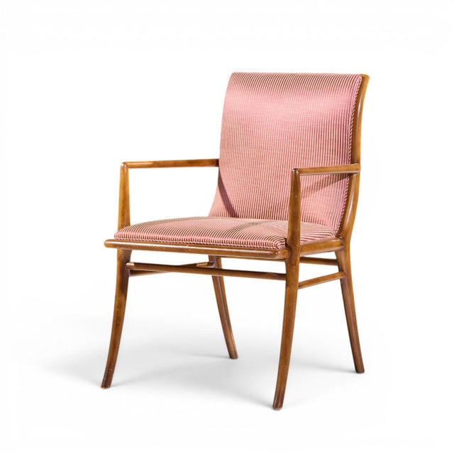 Robsjohn-Gibbings for Widdicomb Mid Century Walnut Dining Chairs - Set of 6 For Sale - Image 12 of 17