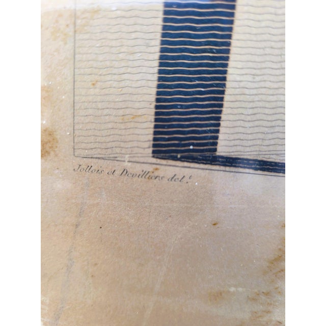 19th Century Temple of Edfu with Framed Engraving For Sale - Image 13 of 13