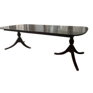Early 20th Century Antique Duncan Phyfe Mahogany Dining Table For Sale